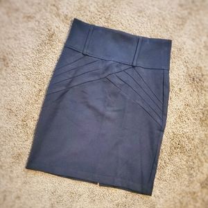 Gray Pencil Skirt
